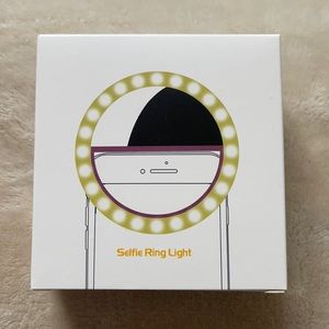 Selfie ring light that clips to your phone
